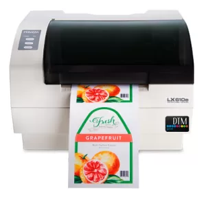 Impresora de etiquetas a color DTM LX610e