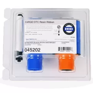 Ribbon Fargo 45202 Kit de cinta monocromo negro estándar K 3.000 impresiones