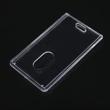 Porta carnet vertical traslucido