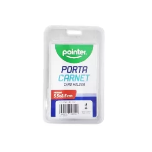 Porta carnet tipo estuche traslucido